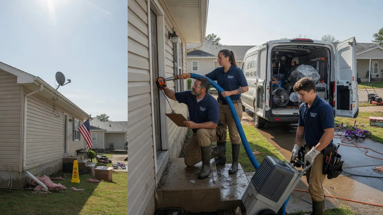 Ceiling Water Damage Restoration in Shreve, OH near me